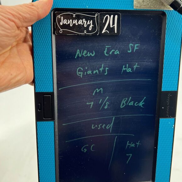 New Era San Francisco Giants Hat Mens 7 1/8 Fitted Black 59Fifty Baseball Cap - Picture 11 of 12